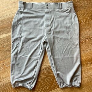 Champro Light Grey Baseball Shorts Size XL